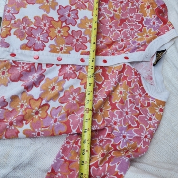 Bob Mackie Floral Cropped Sweater XL- 1X - Picture 3 of 9